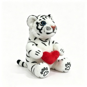 Oreiller en peluche ours blanc personnalisé, mignon, brodé, anti-stress, doux et moelleux - Product Image 1
