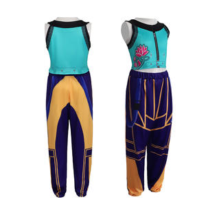 Nieuwe film K-Pop Mira Rumi Zoey Demon Hunters meisjeskostuum Halloween podium 3D-geprint patroon kinderen cosplay sets - Product Image 4