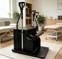 Chaise Wunda de Pilates professionnelle pour la formation et le design de yoga, équipement de gym écologique, stable pour les exercices de gainage et les studios de fitness