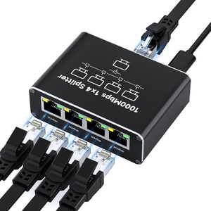 1000Mbps Gigabit Converter 1-to-<strong>4</strong> RJ45 Internet Splitter 8P8C Extender Plug <strong>Network</strong> Adapter New Ethernet Stock <strong>Device</strong> <strong>Switch</strong> Box - Product Image 1
