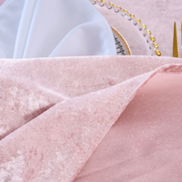 Nappe Ronde en Velours Diamant Polyester Unie de 120 Pouces pour Hôtels, Fêtes, Mariages et Événements – Vente en Gros et en Stock