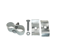 Colliers de fixation pour panneaux de clôture grillagée, charnières de poteau 1-3/8 po, colliers de fixation pour panneaux de chenil pour cadre de panneau en tube rond