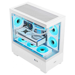 Torre de <span class=keywords><strong>PC</strong></span> para Servidor AOC Bulk Black RGB ATX/Micro ATX con Chasis de Vidrio Templado y Ventilador en Stock - Product Image 5