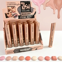 Maskara Rose Gold Tube Voluminous Lash Paradise Hitam Intens Tahan Air Anti Luntur 24pcs Pasokan B2B