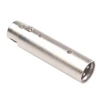 Adaptateur DMX XLR 3 broches mâle vers 5 broches femelle avec contacts en alliage de cuivre et boîtier en alliage pour équipement PA DJ - XLR 3M XLR 5F