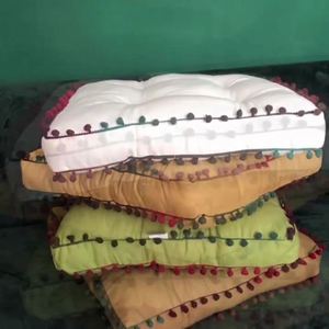 Velvet Floor Cushion Round Comfortable Sofa Seat Pillow Cushions for Chair - Product Image 3