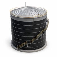 Digesteur anaérobie en acier boulonné Shumann 8000m³ pour le traitement des déchets et la production de biogaz