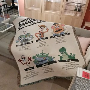 Giải trí dệt kim chủ đề Chăn ăn trưa phá vỡ chăn nhỏ dễ thương phim hoạt hình bao gồm chăn lười biếng sofa khăn tấm thảm - Product Image 5