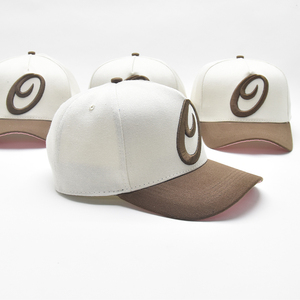 Gorra de Béisbol de 5 Paneles en Dos Tonos, con Logotipo Personalizado, Bordado 3D, Visera Curva, de Algodón, Unisex, Venta al Por Mayor Crown - Product Image 2