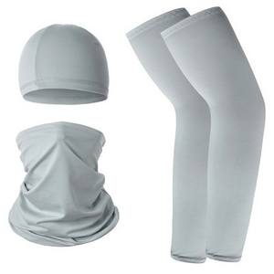 Conjunto de 3 Piezas de Gorro de Ciclismo con Logotipo Personalizado, Bufanda y Mangas Refrigerantes con Protección Solar - Product Image 4
