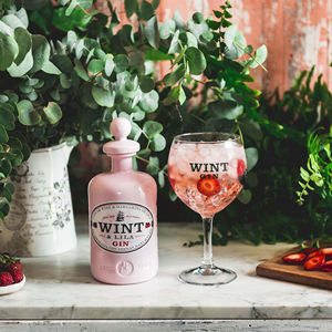 Ginebra con Sabor a Fresa WINT&LILA Hecha en España, Licor de Ginebra al por Mayor, Bebida Espirituosa de Frutas para Cócteles, Ginebra Rosa 700ml - Product Image 5