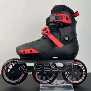 Patins à roulettes en ligne rétractables Feng Quan de haute qualité, en stock, vente chaude, sans LED, 3*100 <span class=keywords><strong>roues</strong></span> en PU, cadre en aluminium, <span class=keywords><strong>4</strong></span> tailles, pour enfants - Product Image 4