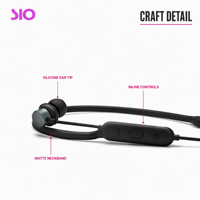Écouteurs sans fil tour de cou Bluetooth 5.2, 11h d'autonomie musicale, 9h d'autonomie en conversation à 70 % du volume, pour le cyclisme, le jogging, la randonnée et l'usage quotidien