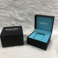 Top étui cadeau en cuir de luxe souple pu gros logo personnalisé montres à quartz homme boîte de parfum boîte bijoux Mailer boîte d'expédition