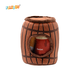 Famipet - Juguete de Peluche para Perros con Diseño de Barril de Cerveza, Divertido Juguete de Peluche Suave para Mascotas, Juego de Juguetes Chirriantes para Perros - Product Image 6