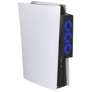 Ventilateur de refroidissement silencieux amélioré à lumière LED Contrôleur à 3 ventilateurs Port USB Refroidissement à chaud pour <span class=keywords><strong>PS5</strong></span> <span class=keywords><strong>Digital</strong></span> Edition/Ultra HD Accessoires de jeu - Product Image 1