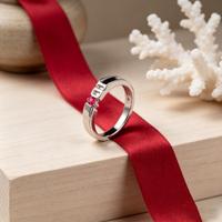 Bague de mariage en argent 925 exquisément conçue pour femmes, zircone cubique de haute qualité, finition platine lisse, bijoux fins