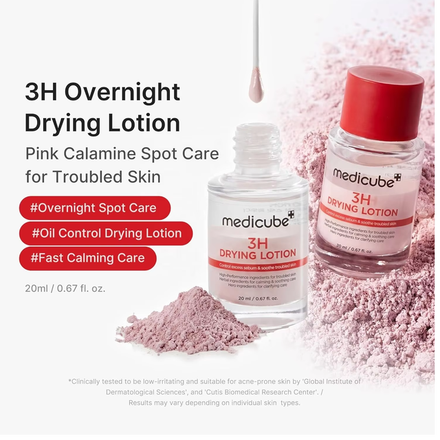 For 3H Overnight Drying Lotion with Centella | Calming & Soothing Targeted Spot Care for Troubled Oily-Prone Skin