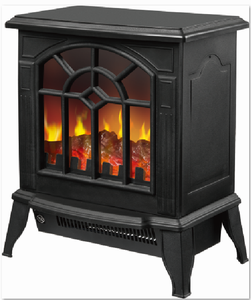 Chimenea Eléctrica Independiente con Efecto de Llama Realista, Calentador Infrarrojo de 1500W, Control Termostático para Sala de Estar - Product Image 5