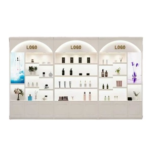 Vitrine de présentation de cosmétiques, vitrine de présentation de produits de soin de la peau, étagère pour salon de coiffure et de manucure, peinture pour la pâtisserie - Product Image 1