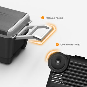 Réfrigérateur de voiture électronique, petit compresseur M30 30l dc alimentation batterie 12v réfrigérateur de camping portable double zone congélateur - Product Image 2
