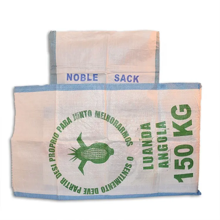 Blanc pp tissé sacs pour la pomme de terre sac de riz 25kg 50kg 80kg 100kg Chine fournisseur recyclé grains vide de stockage de maïs pp tissé sac