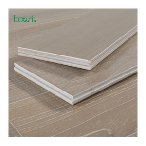 <span class=keywords><strong>Parquet</strong></span> en bois de teck chinois couleur naturelle préfini brossé 18 mm, qualité sélectionnée - Product Image 1
