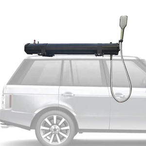 Kangrun nouveau 20L voiture toit route <span class=keywords><strong>douche</strong></span> <span class=keywords><strong>solaire</strong></span> avec <span class=keywords><strong>douche</strong></span> à main pour randonnée lavage de voiture nettoyage pour animaux de compagnie vacances à la plage - Product Image 1