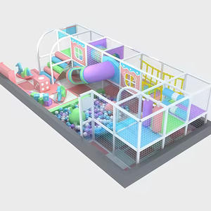 Custom Design Fun Kinder Indoor-Spielgeräte, Softplay-Bereich mit Tunneln, Rutsche und Ball Pool für Entertain ment Center - Product Image 3
