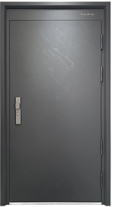 ประตูทางเข้าอลูมิเนียมนิรภัยราคาดีที่สุดในยุโรป พร้อมแถบอลูมิเนียม ประตูโลหะทางเข้าหลัก - Product Image 4