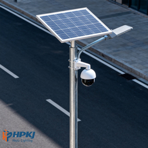 ไฟถนนพลังงานแสงอาทิตย์แบบแยก Hepu 50W/80W/100W เสาไฟ LED ไฮบริดพลังงานแสงอาทิตย์ตัวเหล็กสำหรับกลางแจ้งและถนน60W - Product Image 4