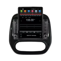 Lecteur Android pour voiture Tesla Android 13 4+64G pour Renault Captur 2016-2019 Écran IPS 4G IPS+2.5D+DSP Carplay+auto Lecteur DVD