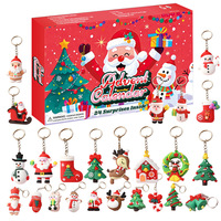 Calendrier de l'Avent de Noël : Boîte Mystère de Jouets Mini Squishy Fidget et Blocs de Construction Assortis – Coffret Cadeau Surprise pour les Fêtes