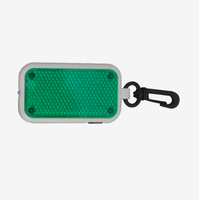 Lumière réfléchissante de sécurité à haute visibilité avec logo personnalisé, lumière LED à clipser, clignotante, pour cadeau promotionnel marketing