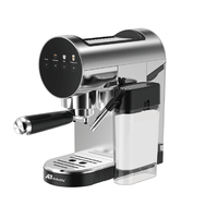 Cafetera Espresso Anbolife de 20 Bares con Espumador de Leche Automático, 1360W, Cafetera Compacta de Acero Inoxidable para el Hogar OEM ODM