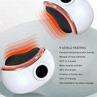 Mini Planche Électrique Gua Sha à Lumière Rouge, Compresse Chaude et Vibration, Anti-Âge, Lifting, Intelligent, pour le Raffermissement de la Peau et le Gua Sha par Grattage à la Pierre