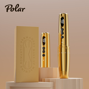 QUELLE doppia batterie macchina per il trucco permanente con cartuccia ago professionale penna per sopracciglia Eyeliner labbra - Product Image 1