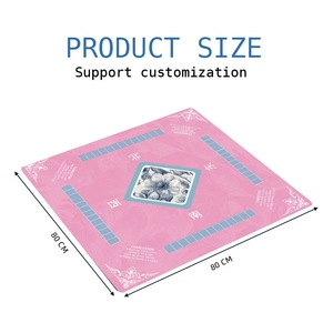 เสื่อเกมไพ่นกกระจอกแบบพรีเมียม ขอบเย็บอย่าง<span class=keywords><strong>แม่</strong></span>นยำ เสื่อกันเสียงหนา 2 มม. สำหรับเกมบนโต๊ะ พกพาสะดวก - Product Image 2