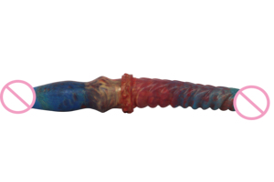 Dildo a Doppia Testa in Silicone a Forma di Spada per Ingrandimento del Pene, Gioco per Adulti, Giocattoli per Lesbiche - Product Image 6