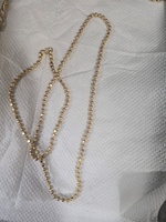 Collier chaîne en laiton plaqué or 18 carats Seaila avec serti clos, classique, long, unisexe, bijoux de mode pour cadeau, vente en gros