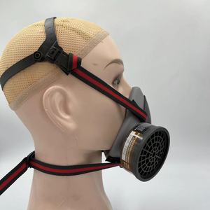 Anshuangli <span class=keywords><strong>308P</strong></span> Silikon KN95 Dual Canis ter Gasmaske Gesichts schutz für chemische Sprüh lackierung Pestizide und Ölfarbe Geruch - Product Image 4