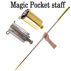 Bâton de magie télescopique portable en acier, baguette <span class=keywords><strong>magique</strong></span> extensible, accessoire professionnel pour magicien - Product Image 3