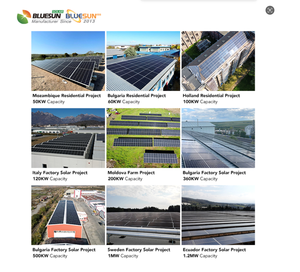 Paneles Solares Bluesun JA de 610W 600W 550W, Panel Solar Bifacial Tipo N Topcon para Sistema de Energía Solar Doméstica, en Existencia - Product Image 6