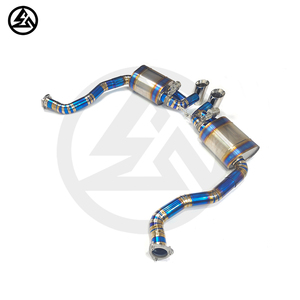 ท่อไอเสียไทเทเนียม CSZ สำหรับรถปอร์เช่ บ็อกซเตอร์ เคย์แมน 981 <span class=keywords><strong>987</strong></span> พร้อมแคทไบน์เดอร์ ท่อร่วมไอเสีย ท่อเก็บเสียง และปลายท่อโครเมียม - Product Image 2