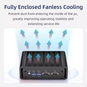 Xsi fnel औद्योगिक मिनी कंप्यूटर कोर i7 5500u 2x gb lan rs232 com HD vga कार्यालय कंप्यूटर - Product Image 5