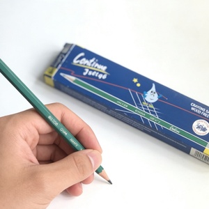 Lápices de Plástico Verde Baratos al por Mayor, para Escribir y Dibujar con Suavidad, Preafilados, para Niños de Jardín de Infancia, Estudiantes y Adultos - Product Image 4