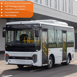 Autobús Eléctrico de 5.5 Metros, Minibús de 16 Asientos, 30 Pasajeros, Piso Bajo, Autobús Urbano para Transporte Público, Volante a la Izquierda - Product Image 1