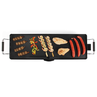 Grill rôtissoire automatique électrique, 90 87CM, plaque antiadhésive pour BBQ, Panini