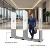 Porte de contrôle d'accès RFID haute fréquence pour mobilier de bibliothèque, système d'alarme pour la gestion des écoles et des bibliothèques publiques