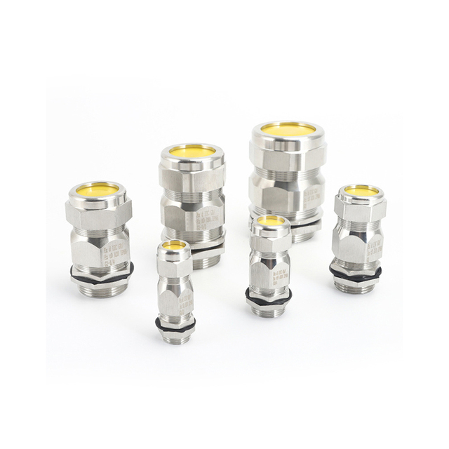 Atex Certified IP68 Explosion Proof Double Seal Single Seal Armoured Cable Gland G3/4-M25*1.5 for Industrial Use